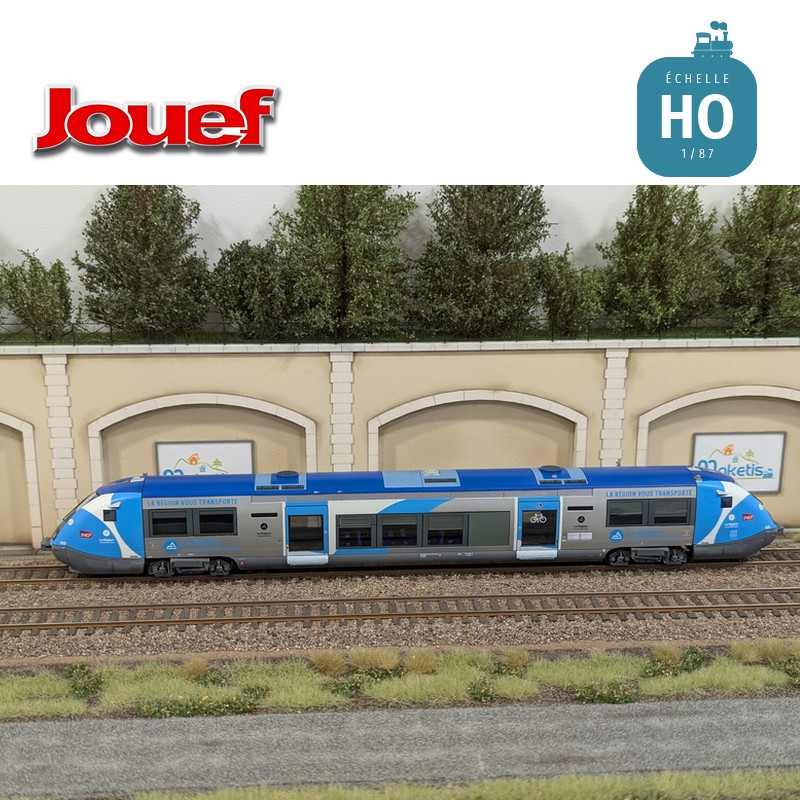 Autorail diesel X 73500 "La Région" SNCF Ep VI digital sonore HO Jouef HJ2437S  - Maketis