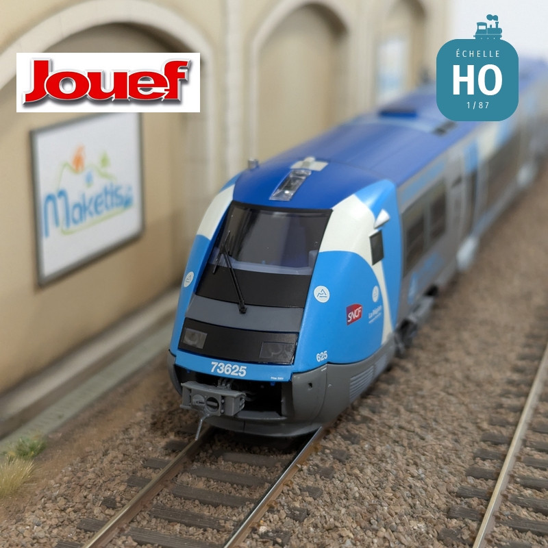 Autorail diesel X 73500 "La Région" SNCF Ep VI digital sonore HO Jouef HJ2437S  - Maketis