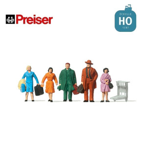 Voyageurs HO Preiser 14104 - Maketis
