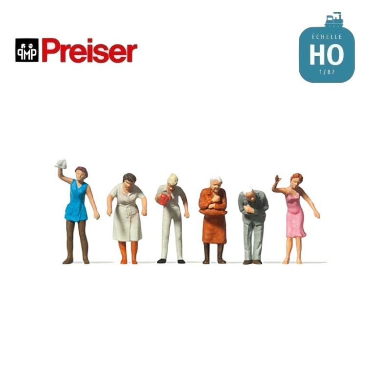 A la fenêtre HO Preiser 14148 - Maketis