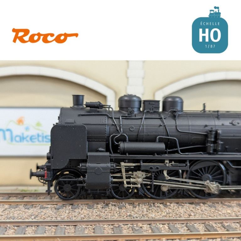 Locomotive à vapeur 230F 607 SNCF Ep III Analogique HO Roco 71385