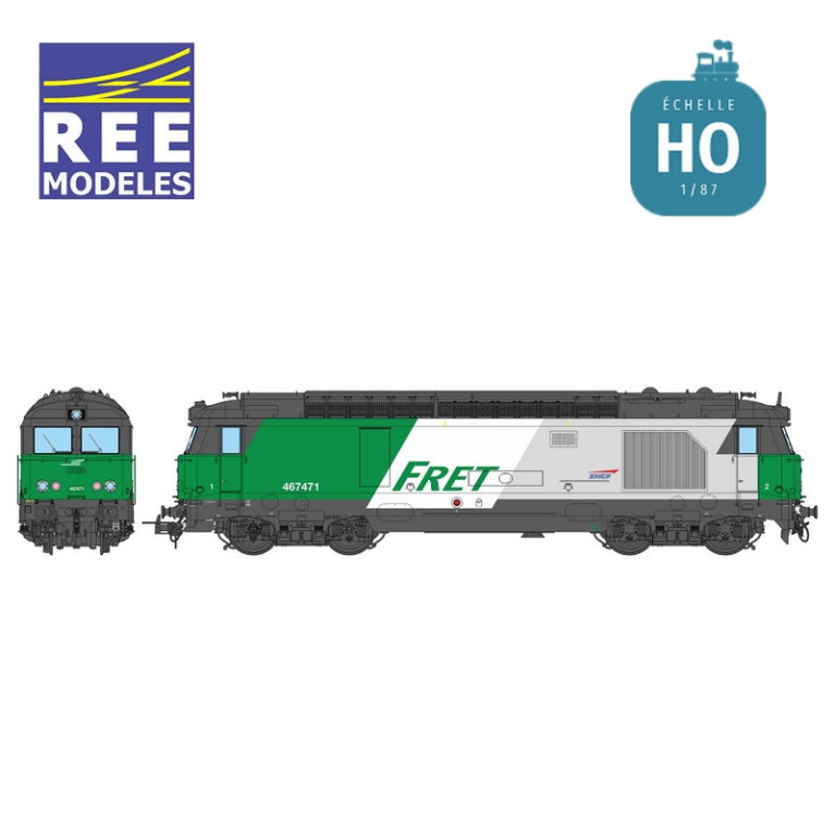 Locomotive diesel BB 67471 FRET Longueau SNCF EP V Analogique HO REE MB-241 - Maketis Locomotive diesel BB 67471 FRET Longueau SNCF EP V Analogique HO REE MB-241 - Maketis
