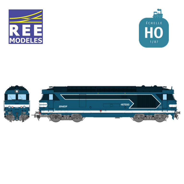 Locomotive diesel BB 67550 Nevers SNCF EP V Analogique HO REE MB-248 - Maketis Locomotive diesel BB 67550 Nevers SNCF EP V Analogique HO REE MB-248 - Maketis