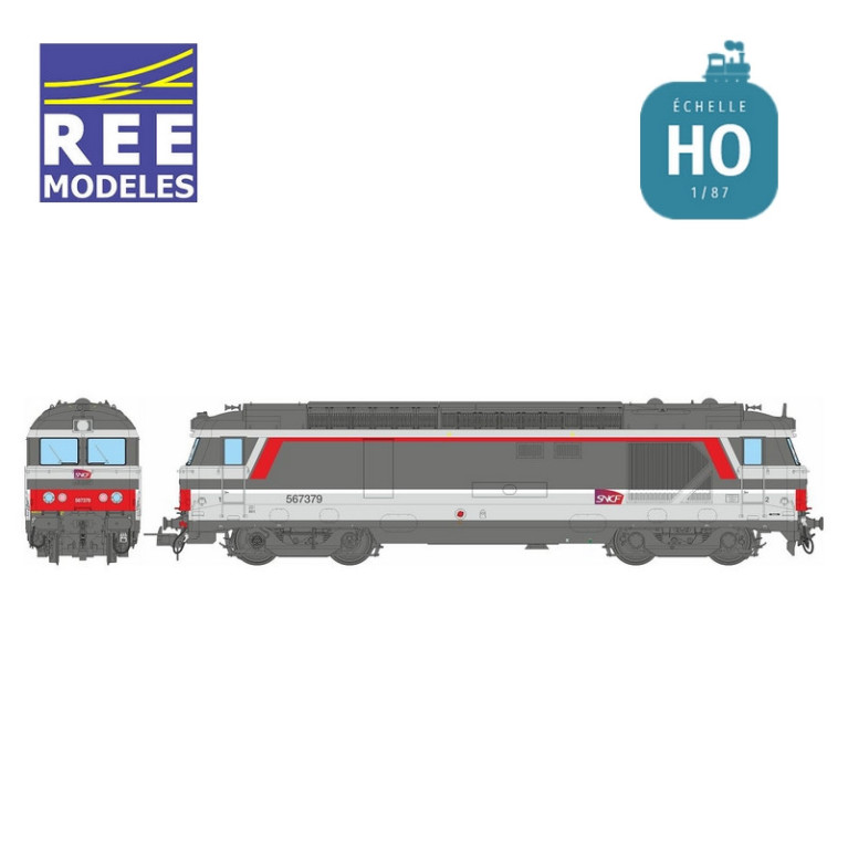 Locomotive diesel BB 67379 Chambéry SNCF EP VI Digital son HO REE MB-247S - Maketis Locomotive diesel BB 67379 Chambéry SNCF EP VI Digital son HO REE MB-247S - Maketis