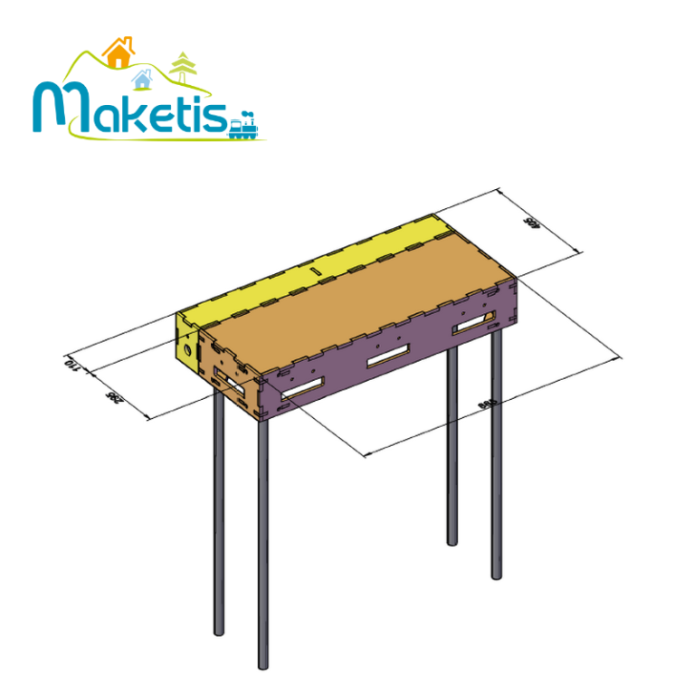 Extension 29,5x11 cm pour Easy Module Maketis MOD62300 - Maketis Extension 29,5x11 cm pour Easy Module Maketis MOD62300 - Maketis