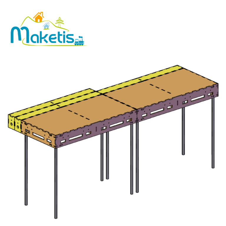 Extension 29,5x11 cm pour Easy Module Maketis MOD62300 - Maketis Extension 29,5x11 cm pour Easy Module Maketis MOD62300 - Maketis