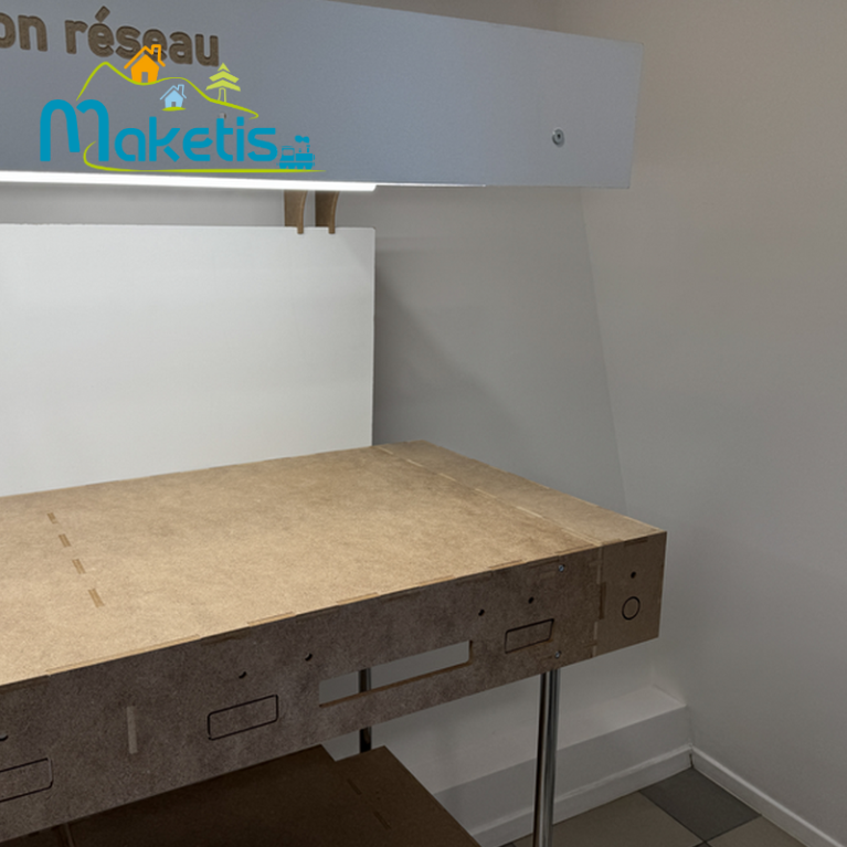 Extension 59x11 cm pour Easy Module Maketis MOD62200 - Maketis Extension 59x11 cm pour Easy Module Maketis MOD62200 - Maketis