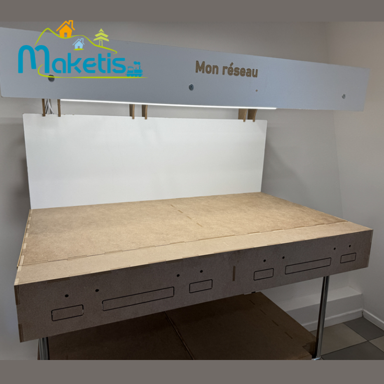 Extension 118x11 cm pour Easy Module Maketis MOD62000 - Maketis Extension 118x11 cm pour Easy Module Maketis MOD62000 - Maketis