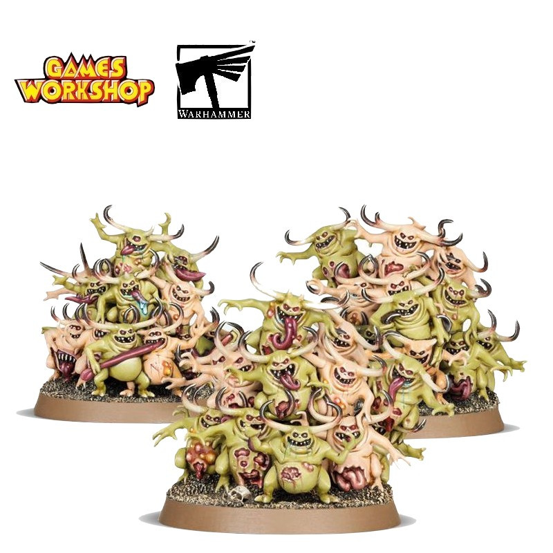 Démons du Chaos : Nurglings - Warhammer Games Workshop 97-18 - Maketis