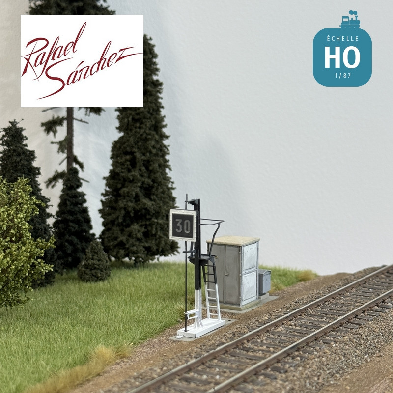 Signal TIV SNCF unifié panneau 30 HO Rafael Sanchez FR0541 - Maketis