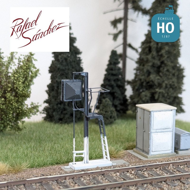 Signal TIV SNCF unifié panneau IMP "Impasse" HO Rafael Sanchez FR0543 - Maketis