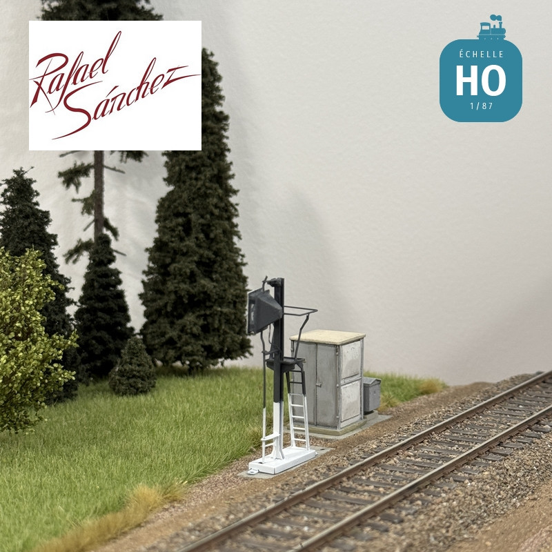 Signal TIV SNCF unifié panneau G "Garage" HO Rafael Sanchez FR0545 - Maketis