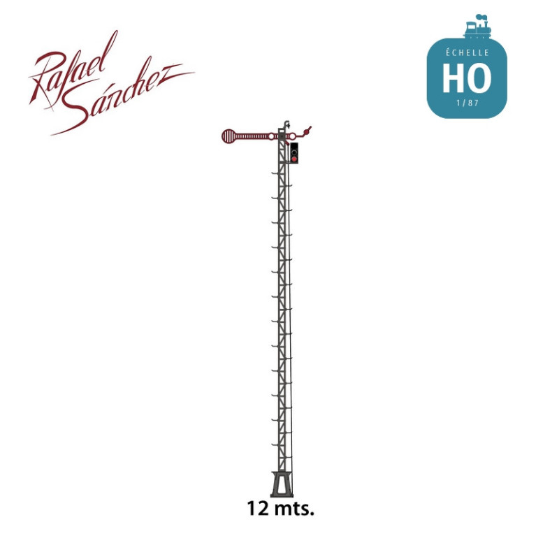 Semaphore Lartigue double 12 mt Nord Epoche IV-V HO Rafael Sanchez FR2422 - Maketis Semaphore Lartigue double 12 mt Nord Epoche IV-V HO Rafael Sanchez FR2422 - Maketis