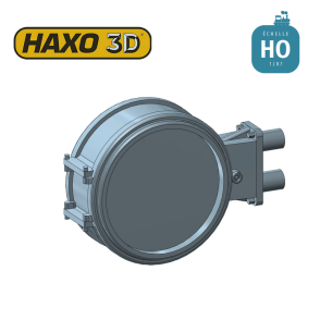 Horloge de gare ATO double face éclairée + Led Câblée HO Haxo 3D 345071 - Maketis