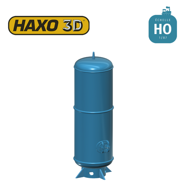 Réservoir d'air comprimé vertical moyen modèle HO Haxo 3D 345081 - Maketis Réservoir d'air comprimé vertical moyen modèle HO Haxo 3D 345081 - Maketis