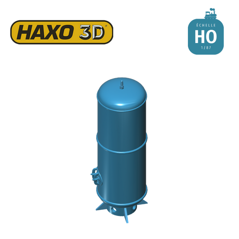Réservoir d'air comprimé vertical moyen modèle HO Haxo 3D 345081 - Maketis Réservoir d'air comprimé vertical moyen modèle HO Haxo 3D 345081 - Maketis