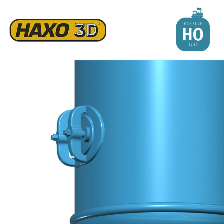 Réservoir d'air comprimé vertical moyen modèle HO Haxo 3D 345081 - Maketis Réservoir d'air comprimé vertical moyen modèle HO Haxo 3D 345081 - Maketis