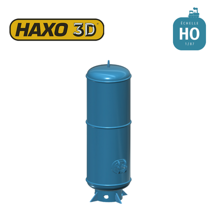 Réservoir d'air comprimé vertical grand modèle HO Haxo 3D 345082 - Maketis Réservoir d'air comprimé vertical grand modèle HO Haxo 3D 345082 - Maketis