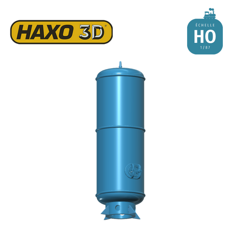 Réservoir d'air comprimé vertical grand modèle HO Haxo 3D 345082 - Maketis Réservoir d'air comprimé vertical grand modèle HO Haxo 3D 345082 - Maketis