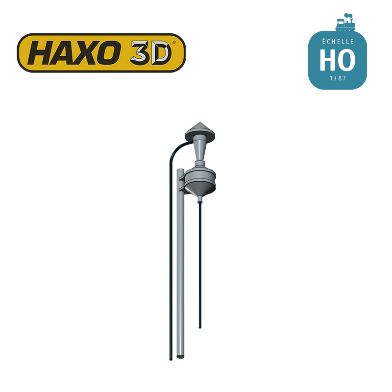 Distributeur de sable sur poteau en laiton pour sablerie Epoque III 2 pcs HO Haxo 3D 345083 - Maketis