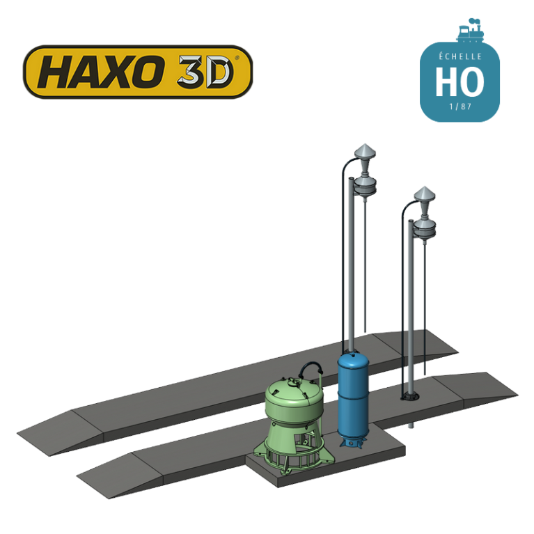 Installation de distribution de sable (Sablerie) pour engin moteur M1 HO Haxo 3D 345084 - Maketis Installation de distribution de sable (Sablerie) pour engin moteur M1 HO Haxo 3D 345084 - Maketis
