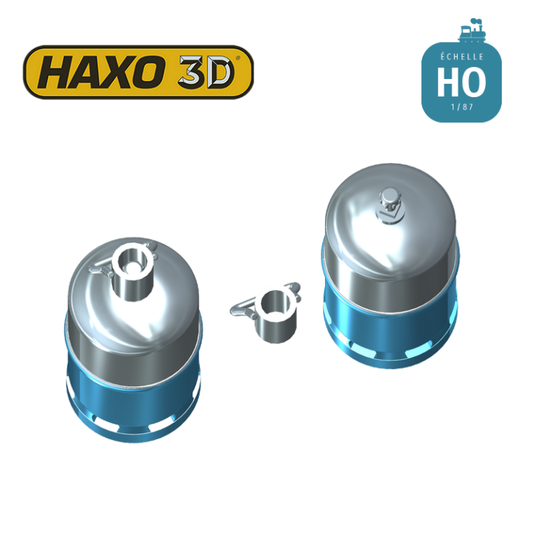Bouteilles de gaz propane pour réchauffeur avec bouchon amovible 10 pcs HO Haxo 3D 345111 - Maketis