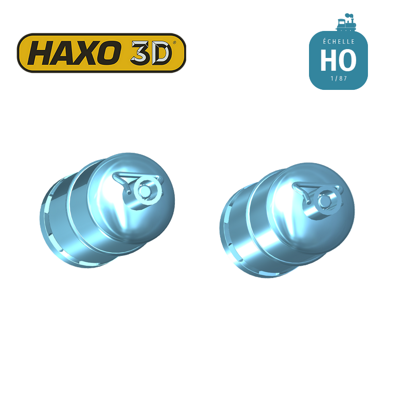 Bouteilles de gaz style Butagaz 10 pcs HO Haxo 3D 349010 - Maketis