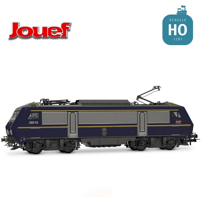Locomotive électrique bicourant BB 26019 bleu "Trains Spéciaux" SNCF Ep VI Analogique HO Jouef HJ2468 - Maketis