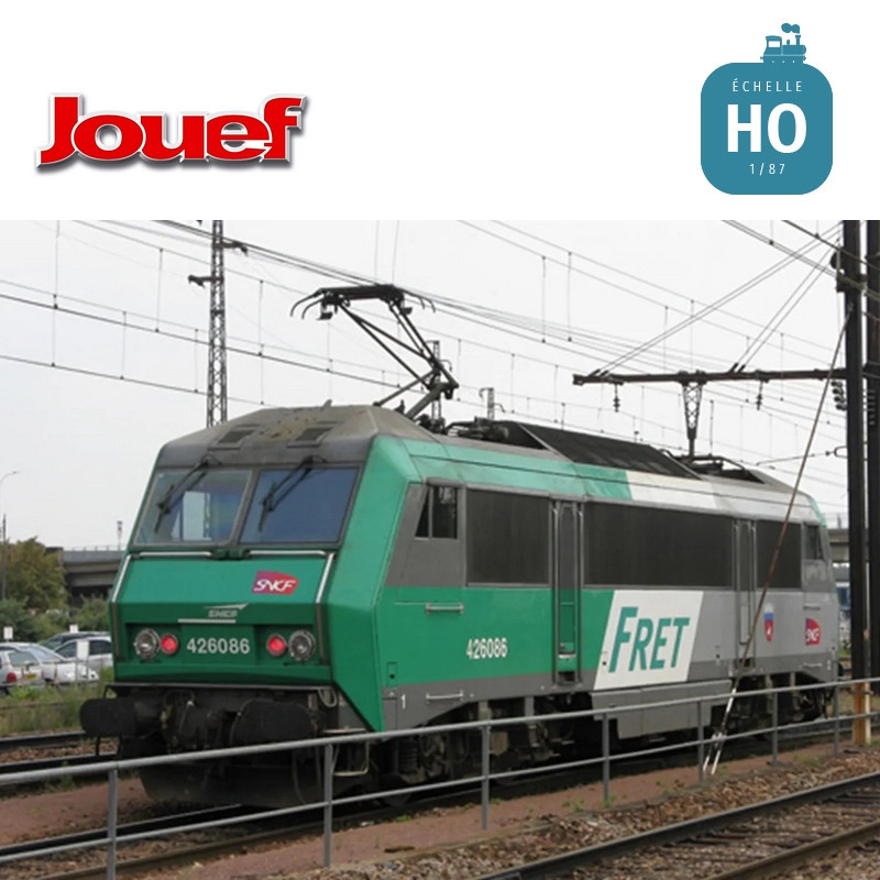 Locomotive électrique bicourant BB 426086 "FRET" Carmillon blason Cognac SNCF Ep VI Digital son HO Jouef HJ2469S - Maketis
