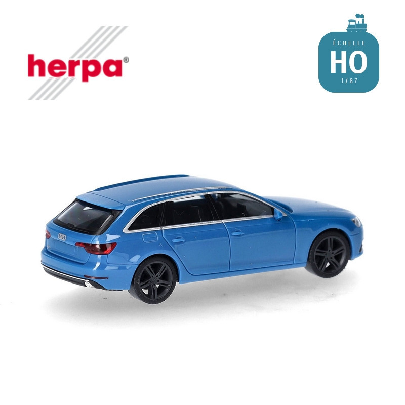 Voiture Audi A4 Avant bleu HO Herpa 028578-003 - Maketis