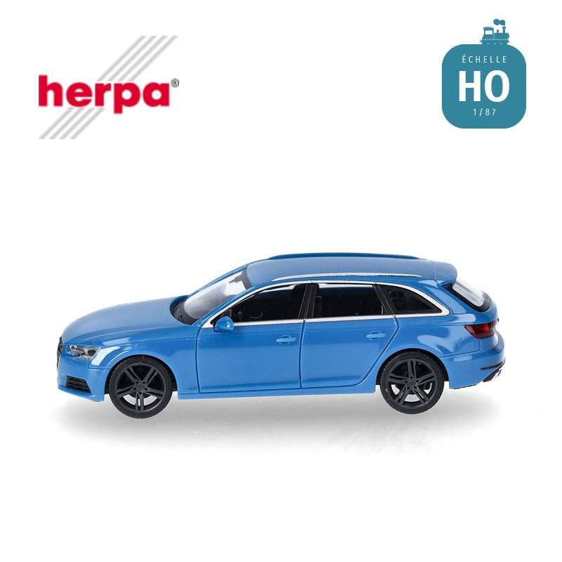 Voiture Audi A4 Avant bleu HO Herpa 028578-003 - Maketis