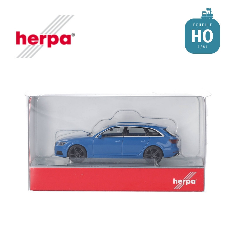 Voiture Audi A4 Avant bleu HO Herpa 028578-003 - Maketis