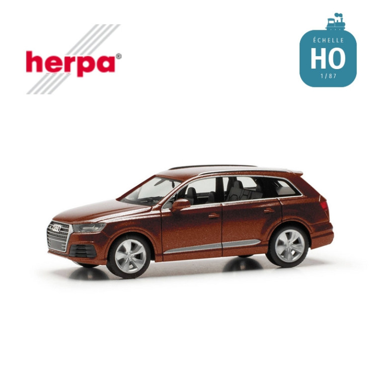 Voiture Audi Q7 rouge matador HO Herpa 038447-005 - Maketis