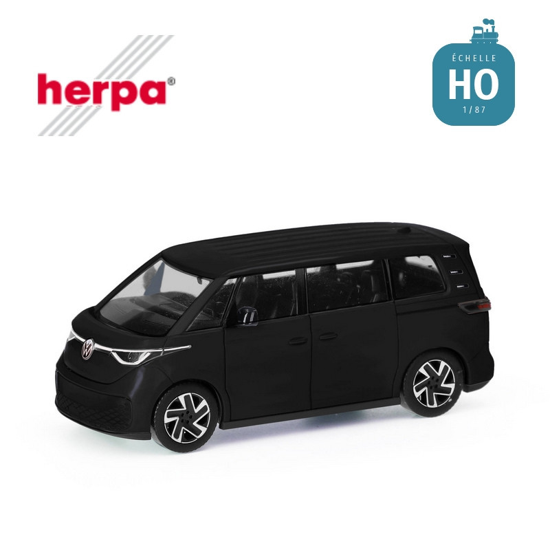 Voiture Volkswagen ID. Buzz noire HO Herpa 421157-002 - Maketis