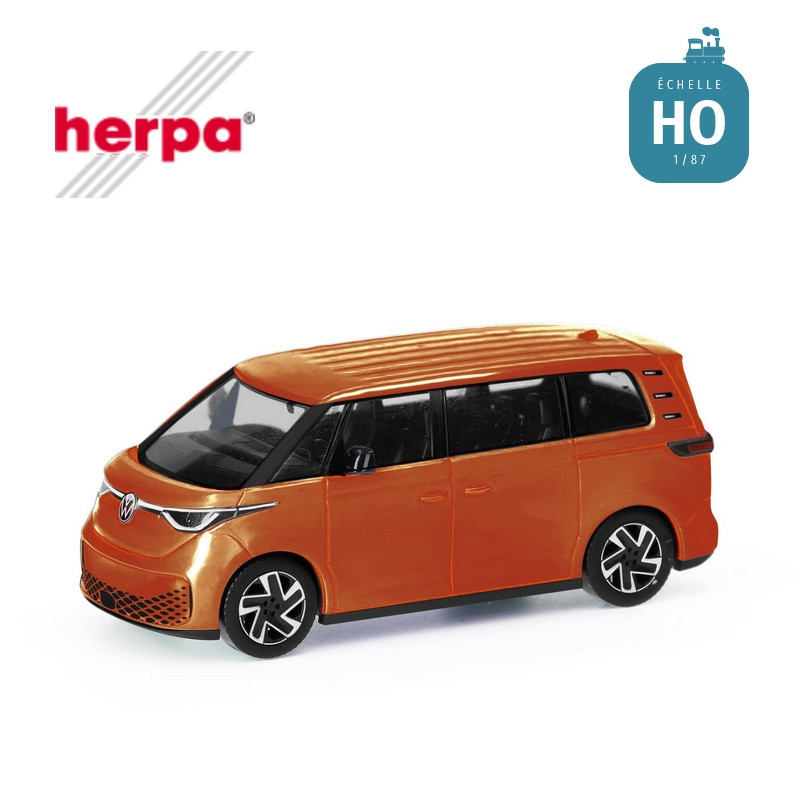Voiture Volkswagen ID. Buzz orange métallique HO Herpa 431125-002 - Maketis