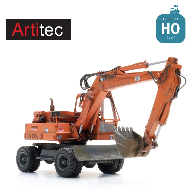 Pelleteuse Atlas 1302 en kit HO Artitec 10.440 - Maketis