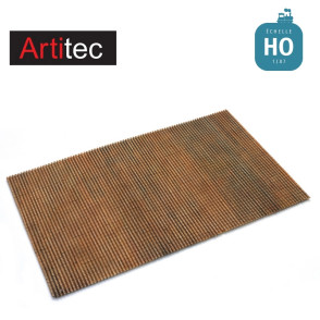 Plaque de toit en tuiles canal en kit HO Artitec 10.451 - Maketis