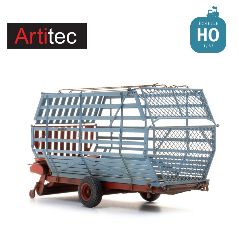 Remorque auto chargeuse Mengele LW30 HO Artitec 387.637 - Maketis