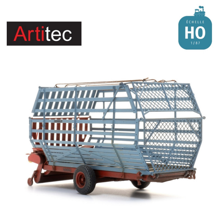 Remorque auto chargeuse Mengele LW30 HO Artitec 387.637 - Maketis