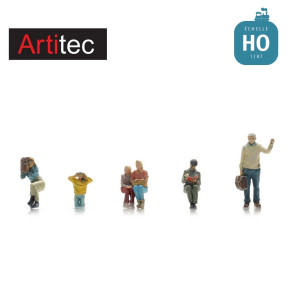 Passagers du bus 6 pcs HO Artitec 5870118 - Maketis