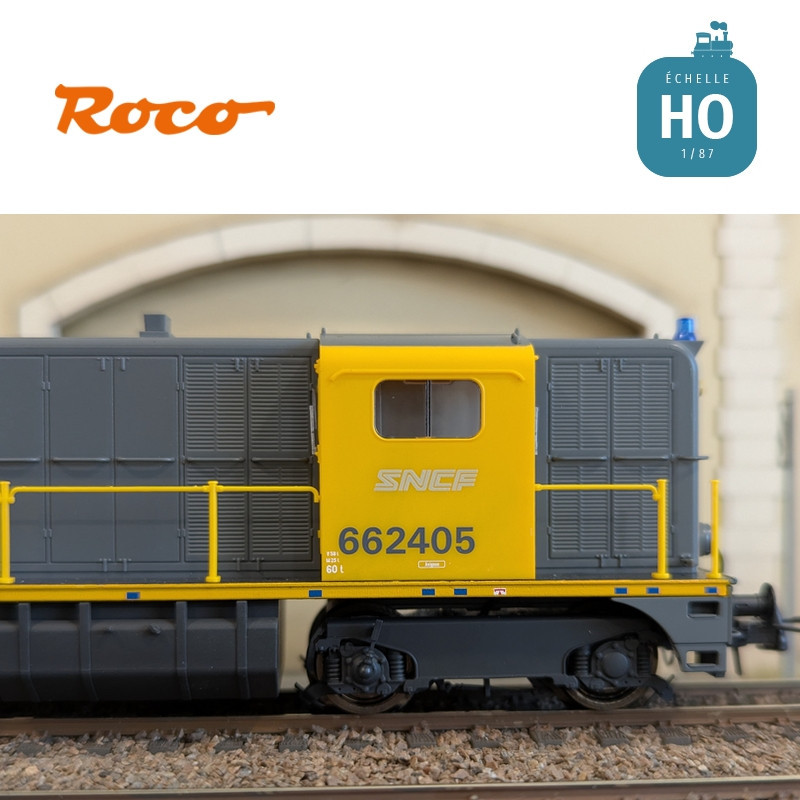Locomotive diesel BB62405 SNCF Ep V Analogique HO Roco 7300006 - Maketis