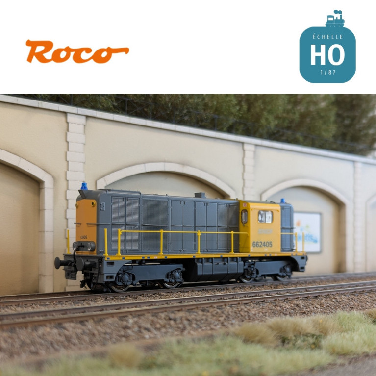 Locomotive diesel BB62405 SNCF Ep V Digital Son HO Roco 7310006 - Maketis Locomotive diesel BB62405 SNCF Ep V Digital Son HO Roco 7310006 - Maketis