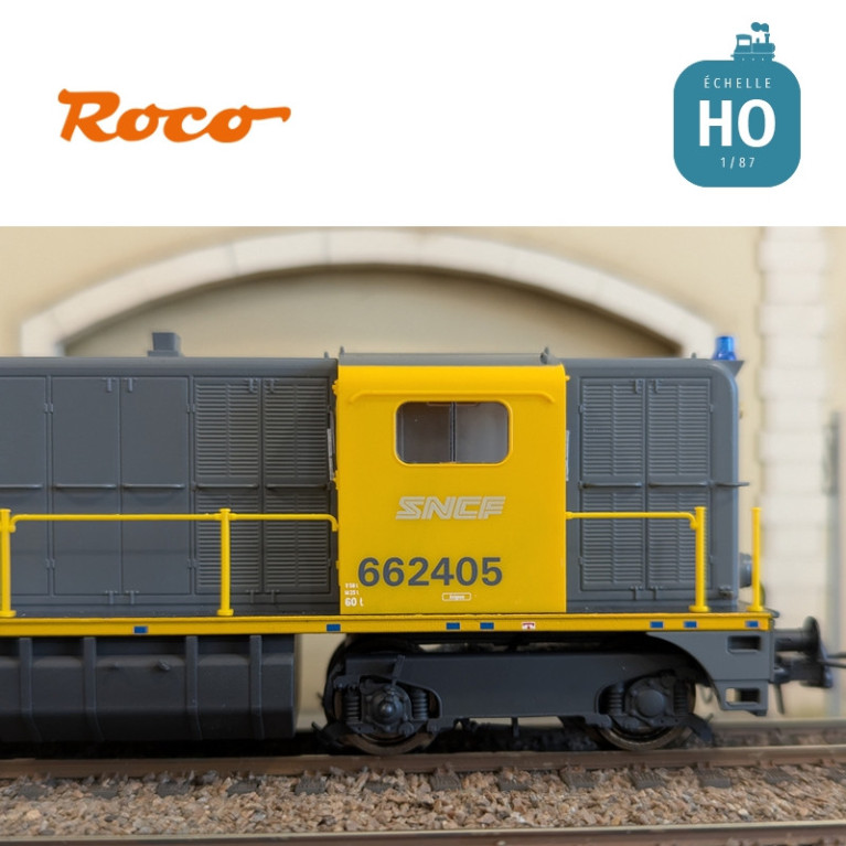 Locomotive diesel BB62405 SNCF Ep V Digital Son HO Roco 7310006 - Maketis Locomotive diesel BB62405 SNCF Ep V Digital Son HO Roco 7310006 - Maketis