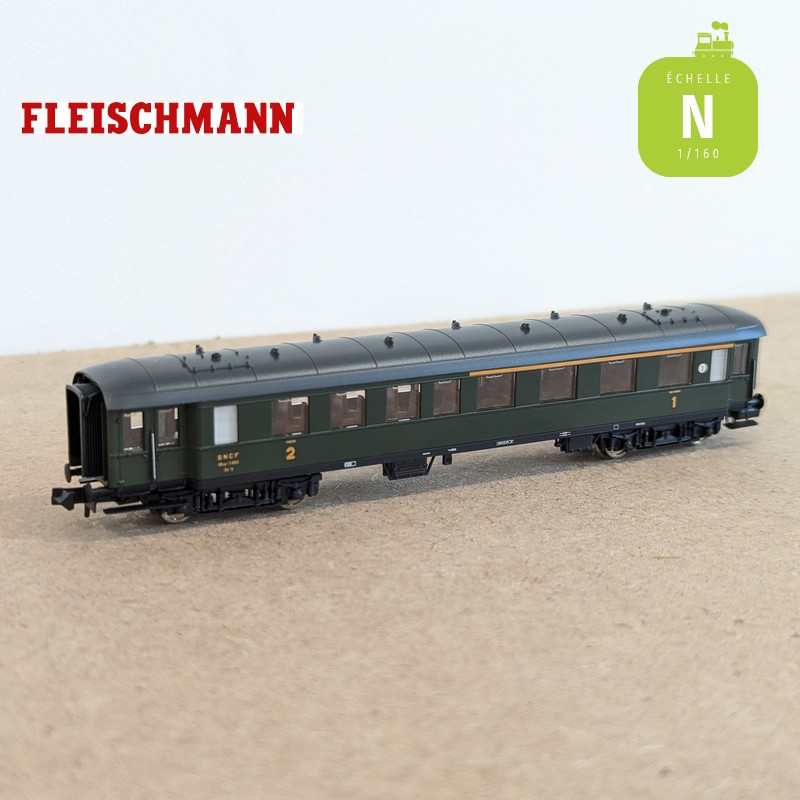 Set de 3 voitures voyageurs SNCF Ep III N Fleischmann 6260067 - Maketis