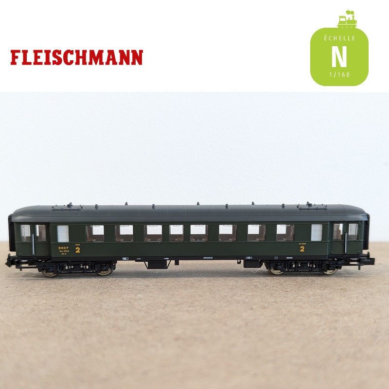 Set de 3 voitures voyageurs SNCF Ep III N Fleischmann 6260067 - Maketis