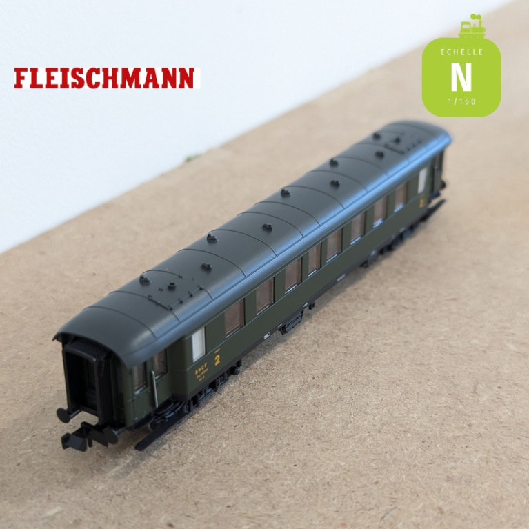 Set de 3 voitures voyageurs SNCF Ep III N Fleischmann 6260067 - Maketis