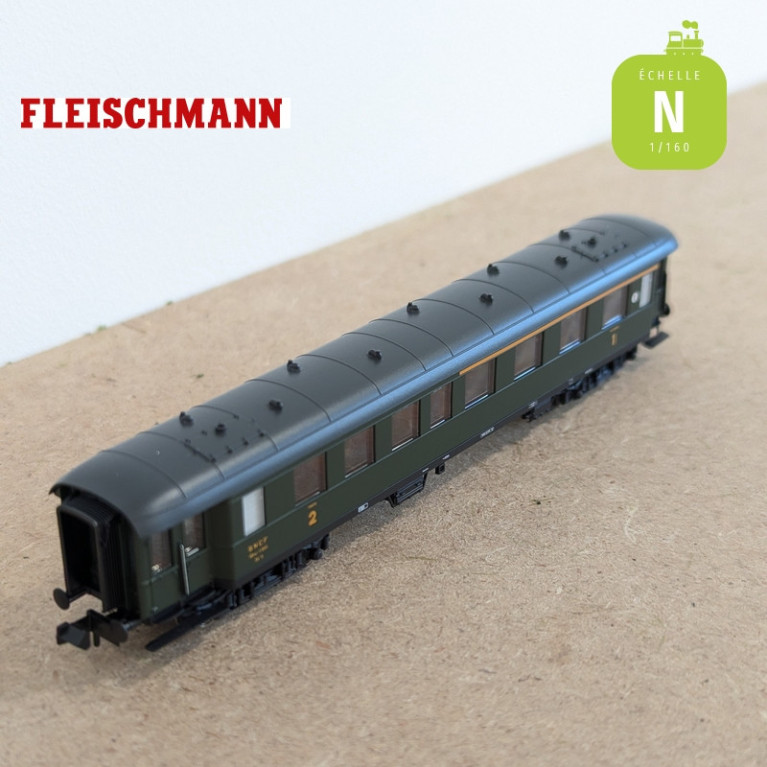 Set de 3 voitures voyageurs SNCF Ep III N Fleischmann 6260067 - Maketis