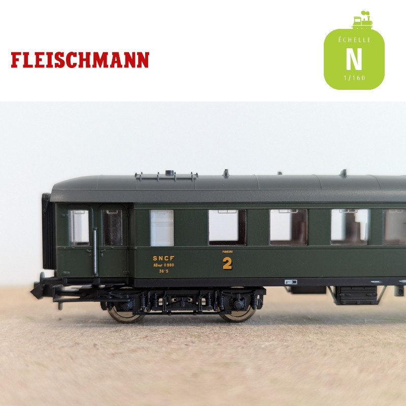 Set de 3 voitures voyageurs SNCF Ep III N Fleischmann 6260067 - Maketis