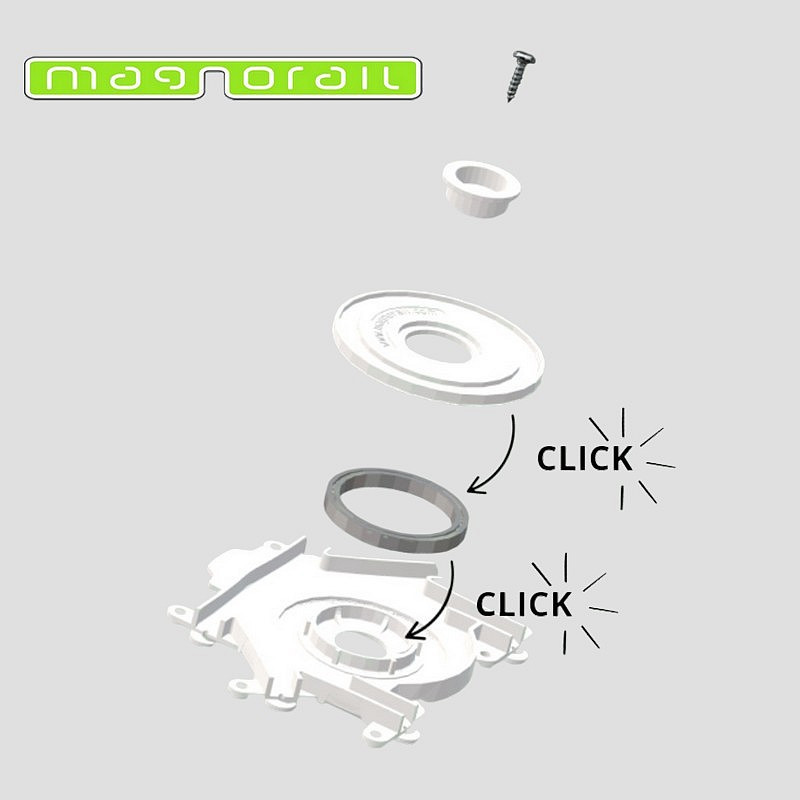 Multi-Exit Guide 54 mm (2 pcs) for Magnorail System UK-3