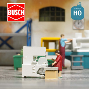 Machine de tampographie avec opératrice HO Busch 79906 - Maketis